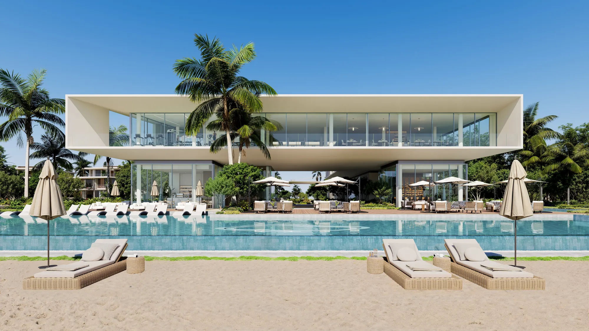 Beach Club at Bay Estate, official developer render