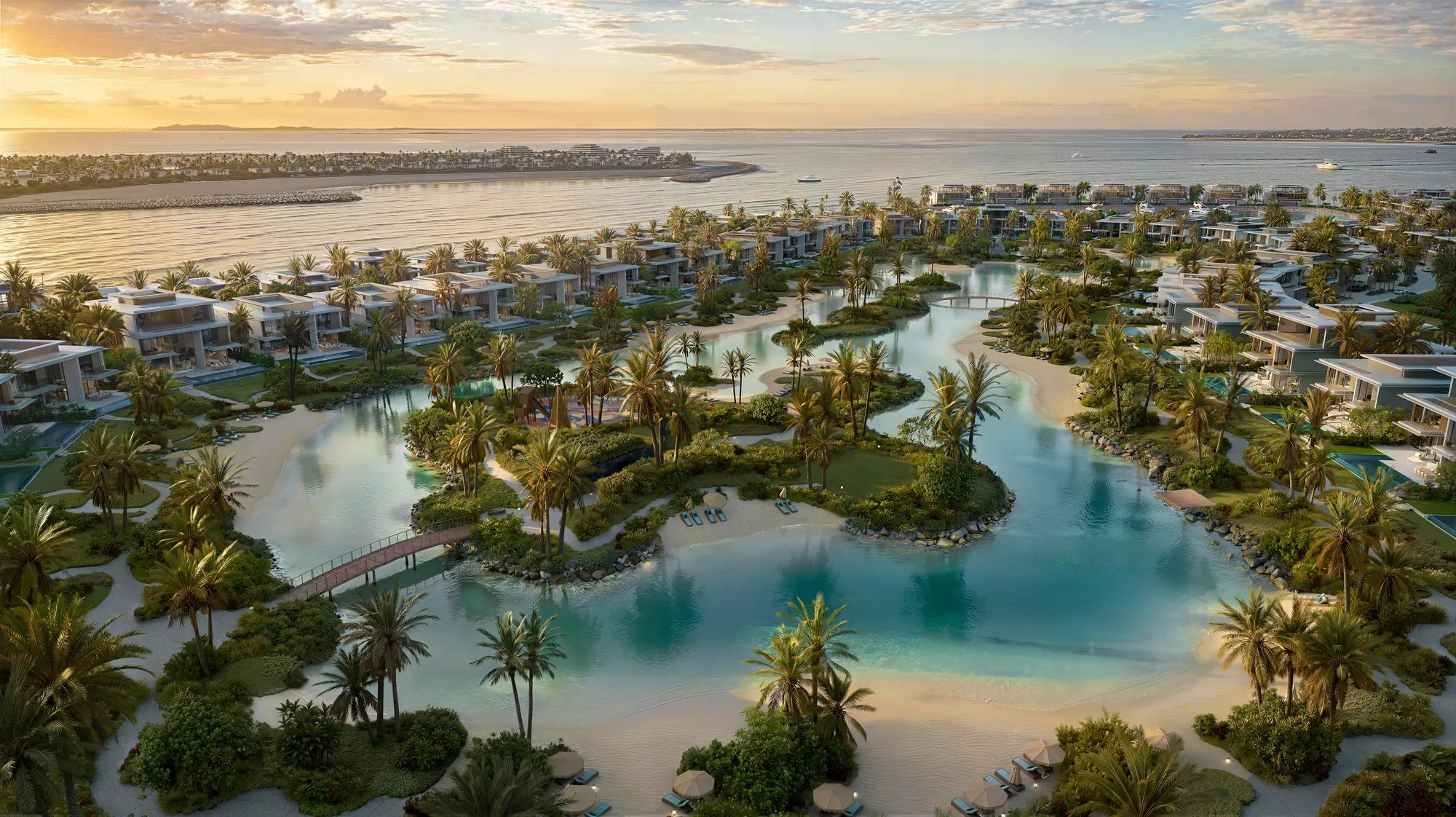 Bay Estate lagoons, Bay Estates official render