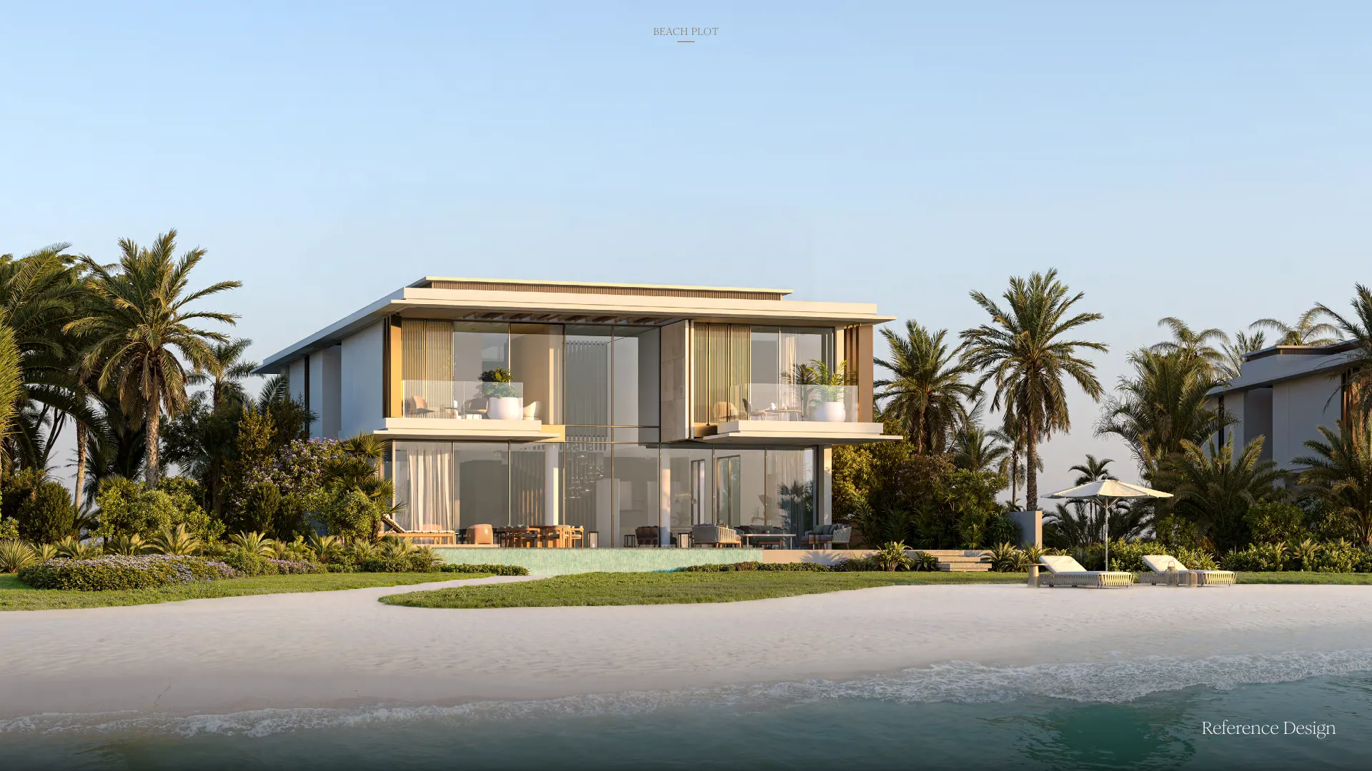 Beach Plot · Reference Design, Bay Estates official render